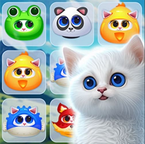 Play Kitty Jewel Quest online free - Puzzle game