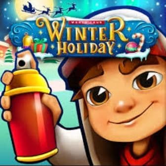 Play Subway Surfers Winter Holiday online free - Adventure game